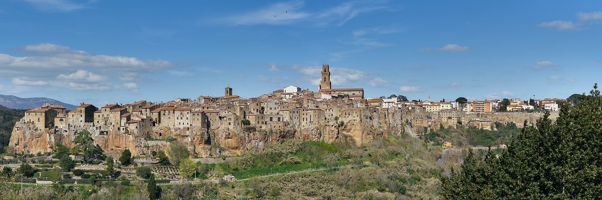 Pitigliano, a hill town built on tufa cliffs