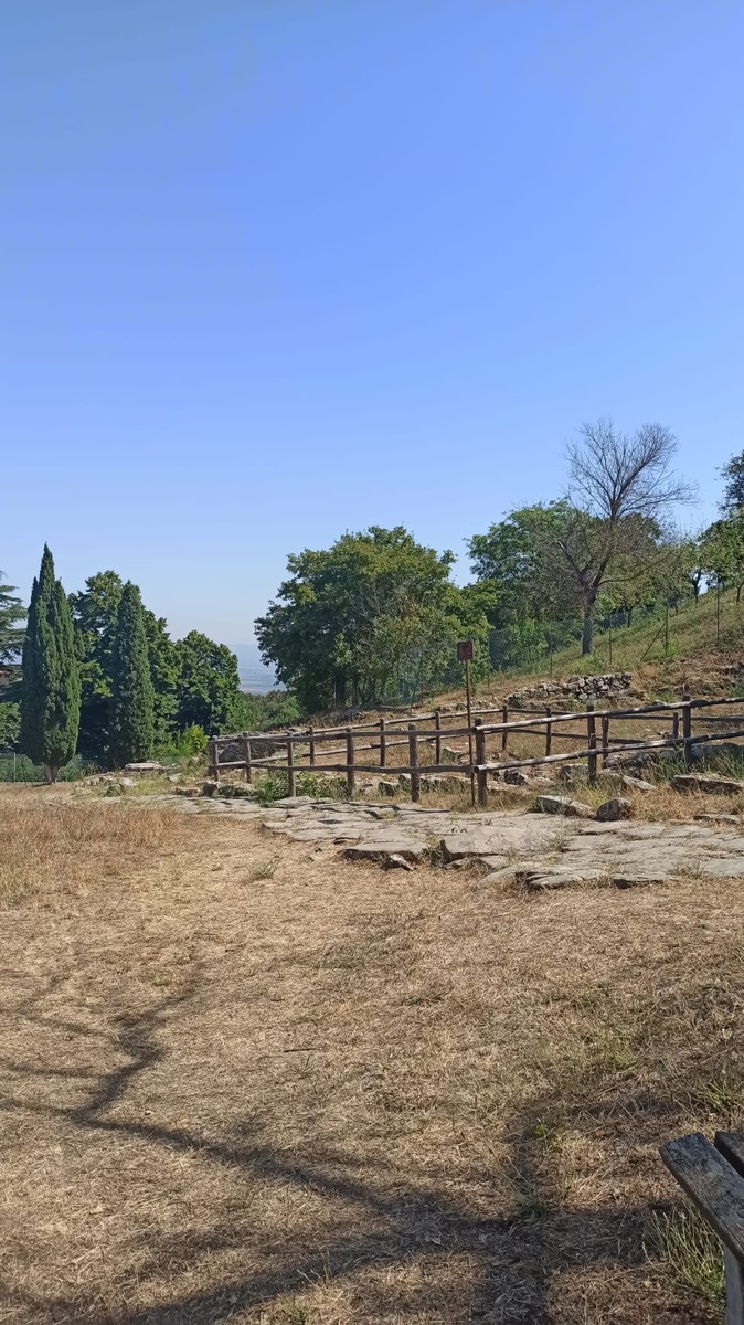 Ruins at the Vetulonia archaeological area